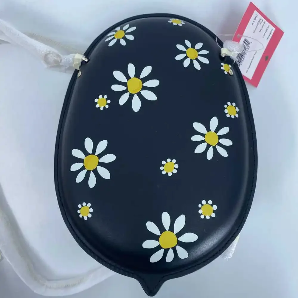 Kate Spade Black Yellow Daisy Buzz Bee Crossbody Bag | Mini Size